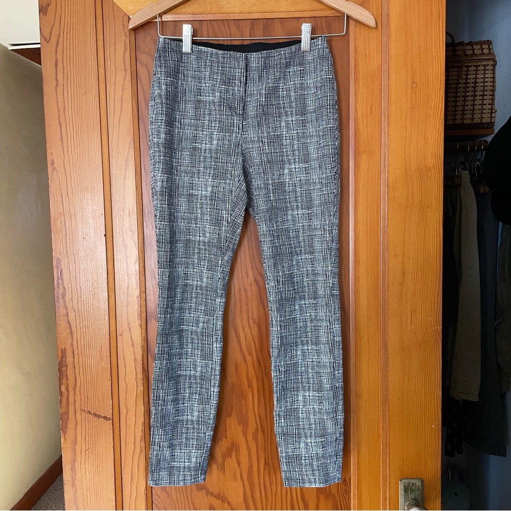 Alfani Black & White Skinny Dress Pants